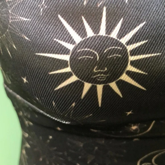 Urban Outfitters Ladies Black Celestial Sun Moon Stars Pullover Mini Dress S-p - Picture 6 of 16